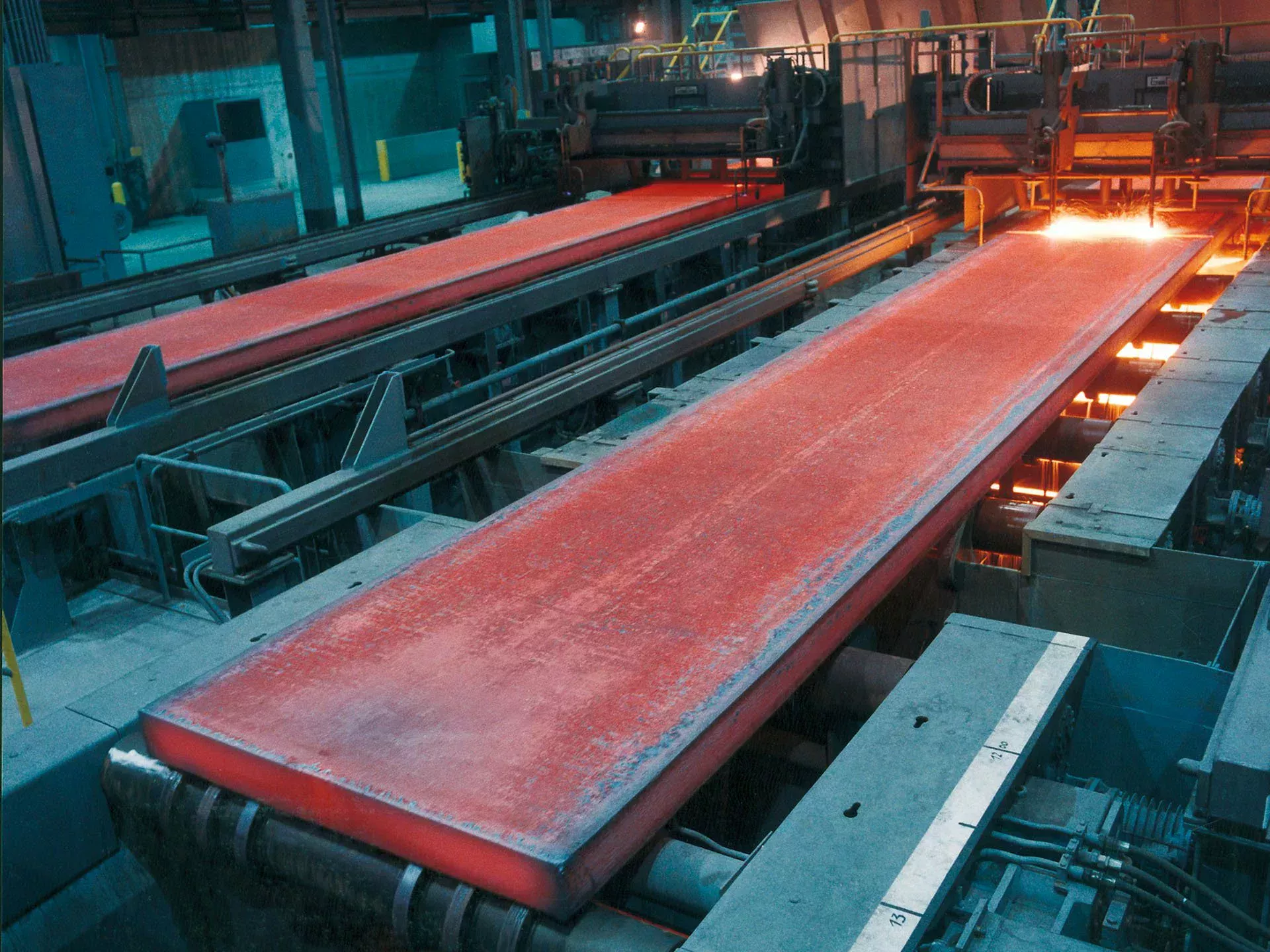 配备 Berutemp M 21 HT 的连铸机